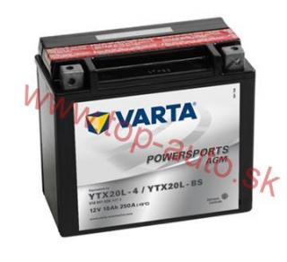 Motobatéria Varta 12V 18Ah gelová (YTX20L-BS)