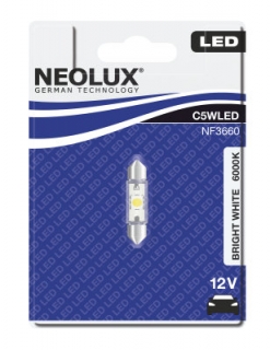 Neolux LED 12V 0,5W SV8.5-8 6000K 36mm