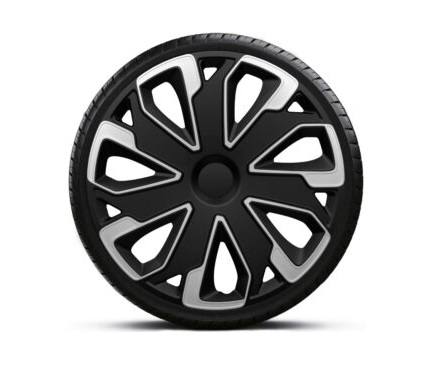 Puklice Ultimo "14" silver&black