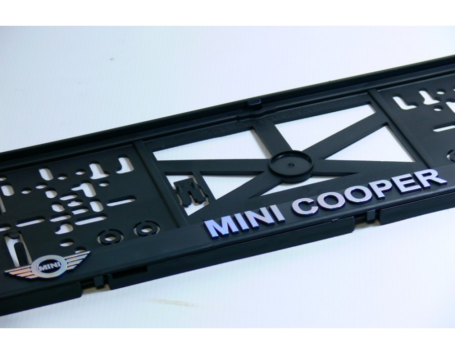 Podložka pod ŠPZ Mini Cooper 3D 2ks