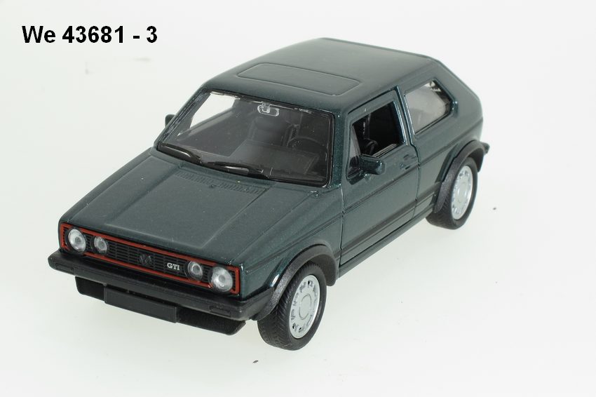 Model VW Golf i GTI 1:34 zelený