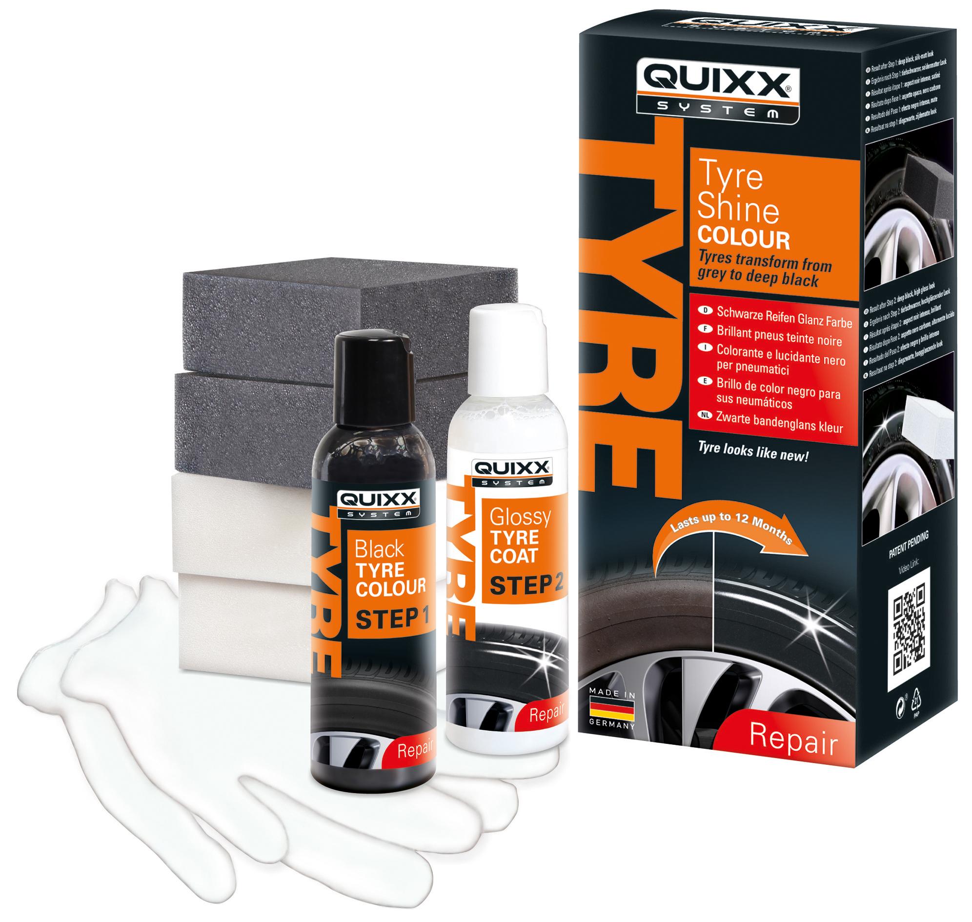 Quixx Tyre Shine Color - obnovovač pneumatík