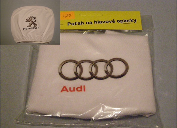 Poťah opierky hlavy Audi 2 ks