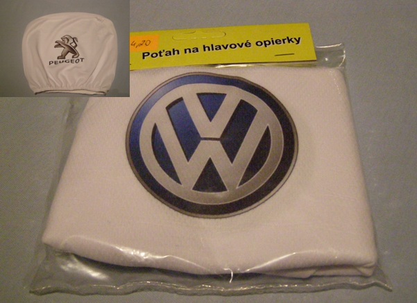 Poťah opierky hlavy Volkswagen 2 ks