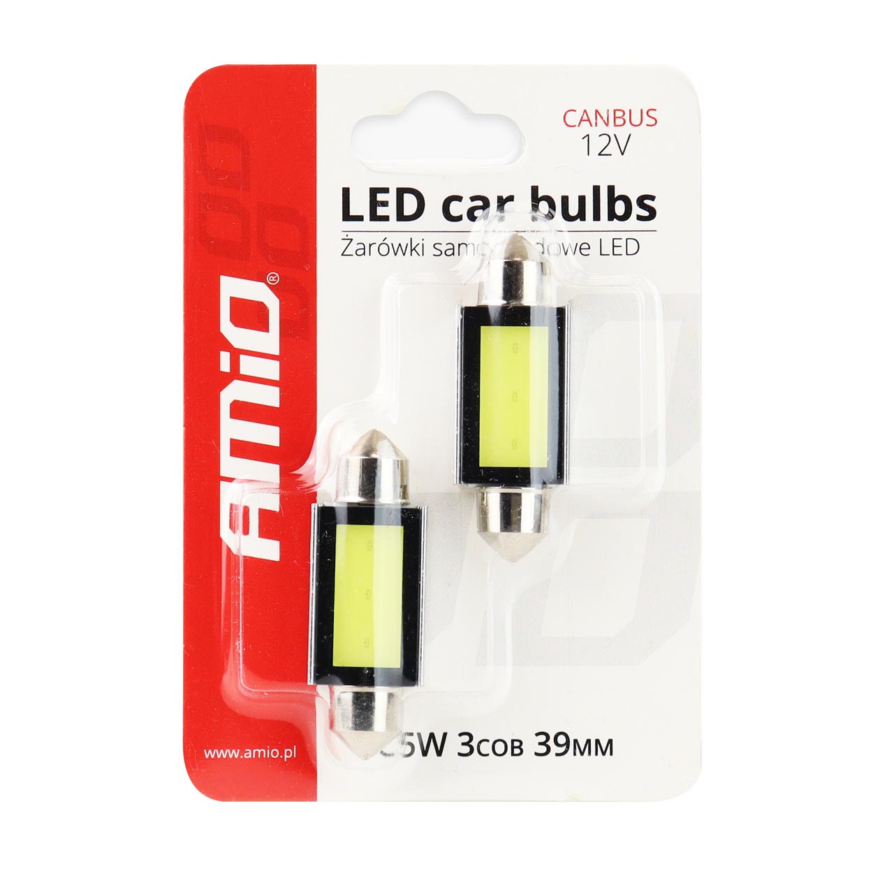 Led C10W COB3 12V 39 mm 5600K canbus 