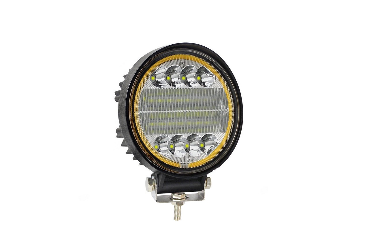 LED pracovné svetlo 42LED Ø110 45W COMBO 12/24V 2F AWL14