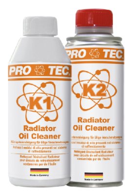 RADIATOR OIL CLEANER K1 + K2 - Čistič chladiacej sústavy od oleja – 2 zložkový 