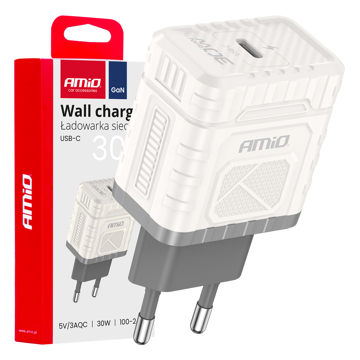 Sieťová nabíjačka Quick Charge GaN PD 30W USB-C