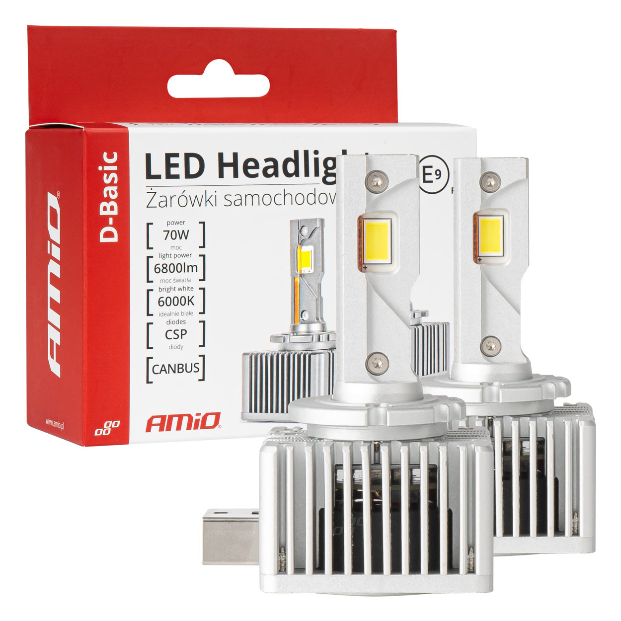 LED žiarovky hlavného svietenia D3S/D8S/D3R 70W D-Basic Series