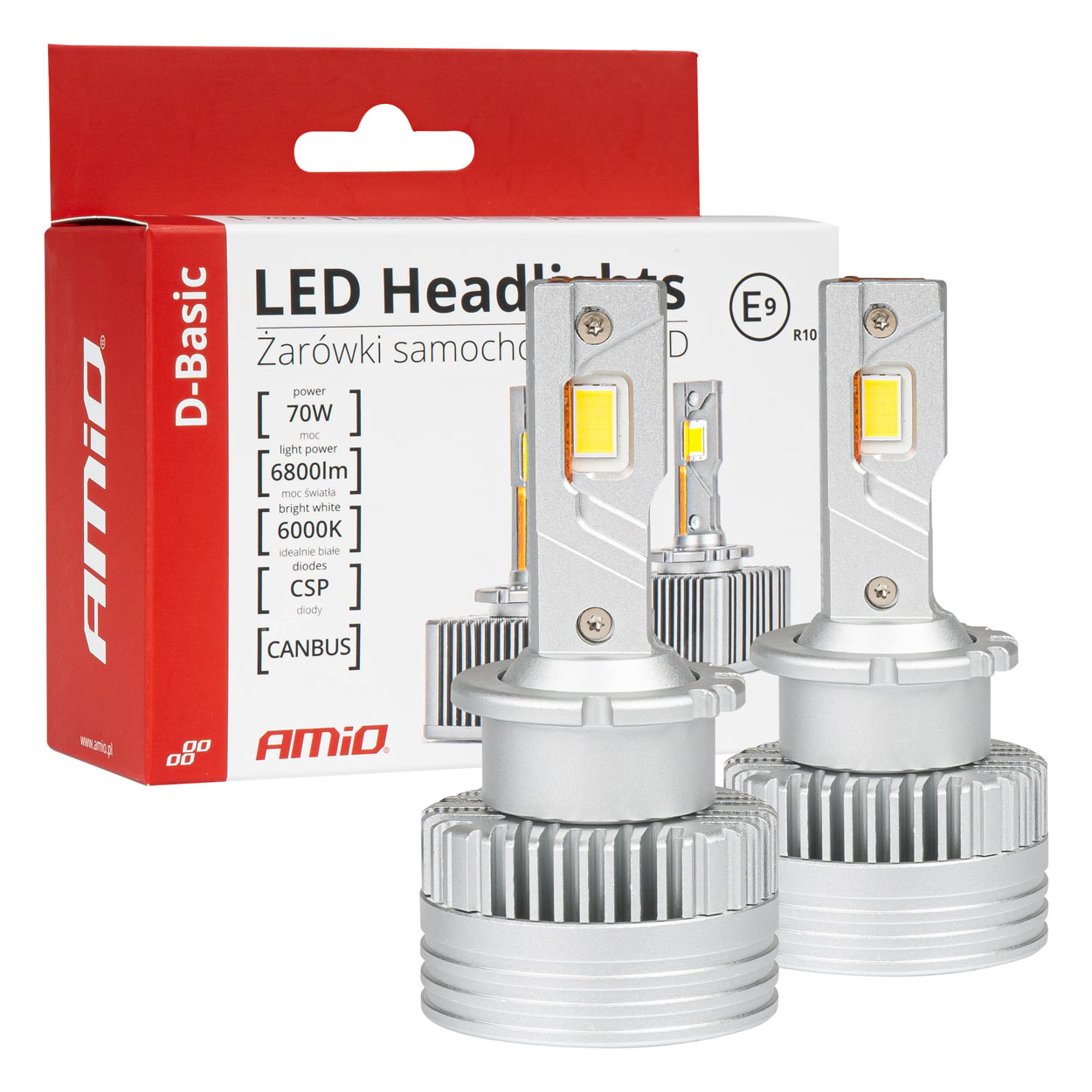 LED žiarovky hlavného svietenia D4S/D4R 70W D-Basic Series 