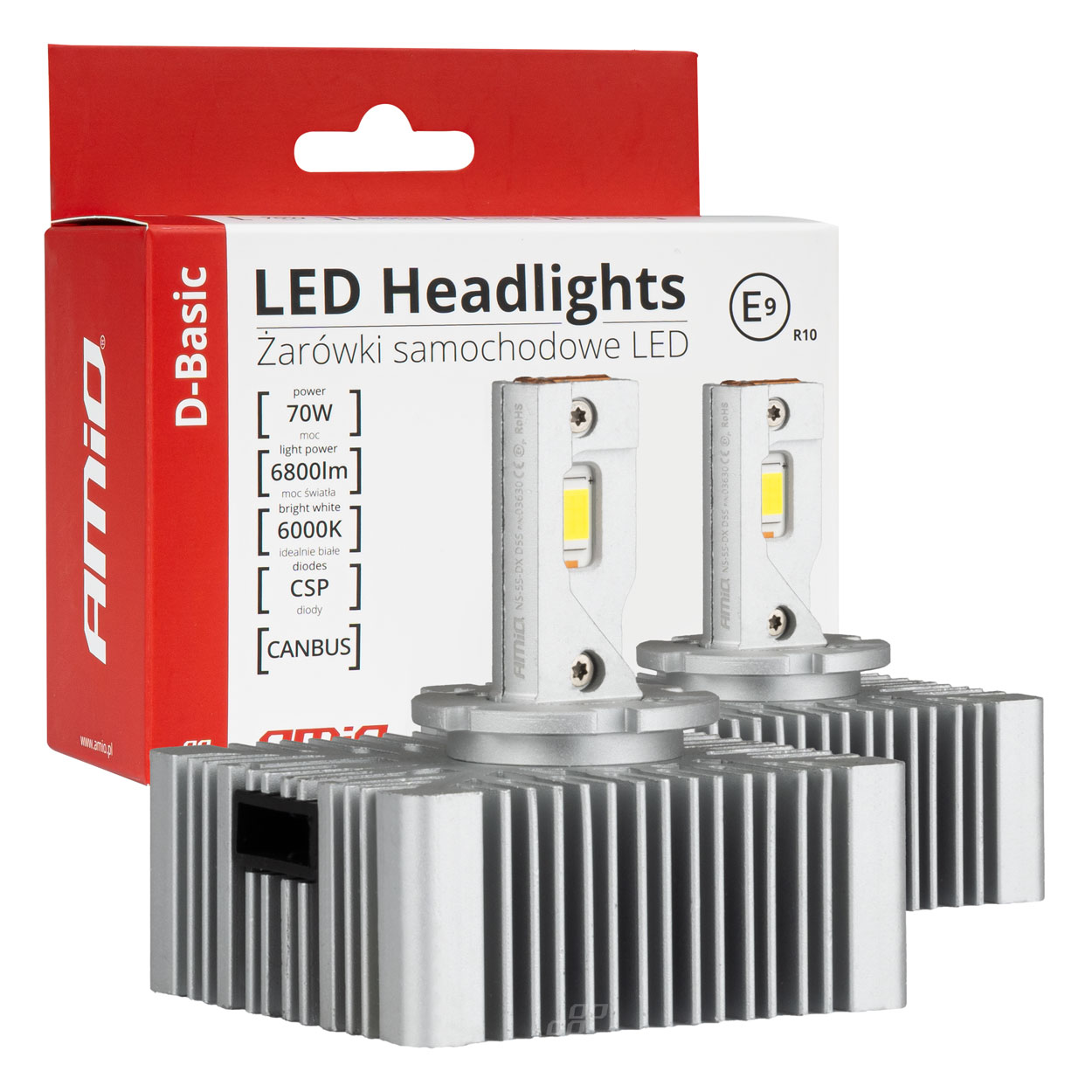 LED žiarovky hlavného svietenia D5S 70W D-Basic Series