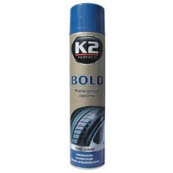 K2 BOLD na obnovu a čistenie pneumatik 600ml