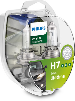Philips LongLife EcoVision H7 55W 12V Box