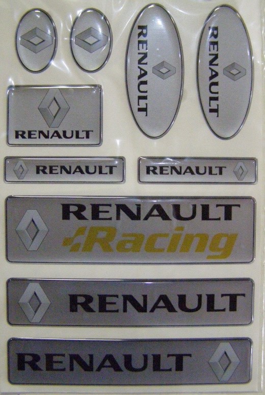 Sada nálepiek Renault