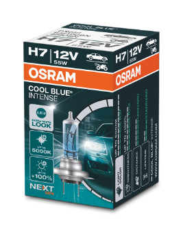 Osram Cool Blue Intense H7 12V 55W 5000K