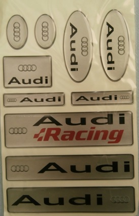 Sada nálepiek Audi