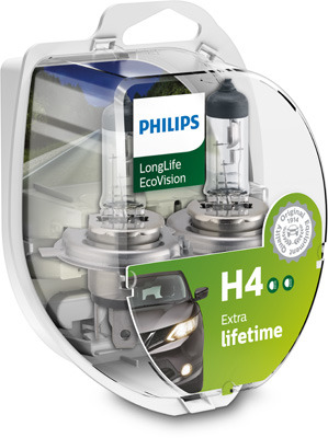 Philips Longlife EcoVision H4 12V 60/55W Box