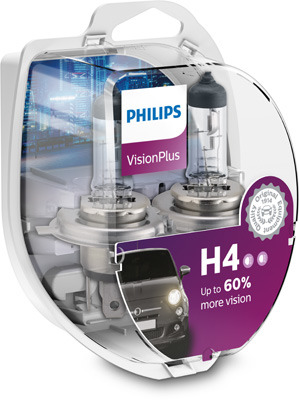 Philips Vision Plus H4 12V 60/55W Box