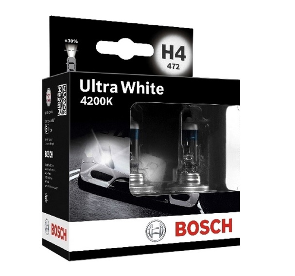 Bosch Ultra White H4 12V 60/55W Box