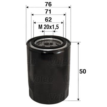 Olejový filter Valeo 586001