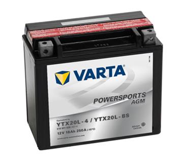 Motobatéria Varta 12V 18Ah gelová (YTX20L-BS)
