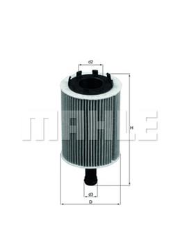 Olejový filter Mahle OX188D