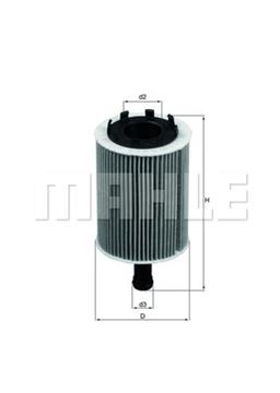 Olejový filter Mahle OX188D