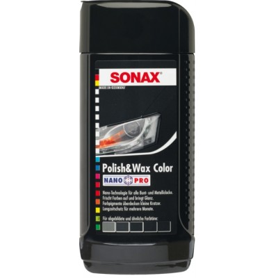 Sonax Polish & Wax Color čierny 250ml 