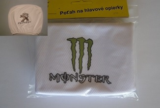 Poťah opierky hlavy Monster 2 ks