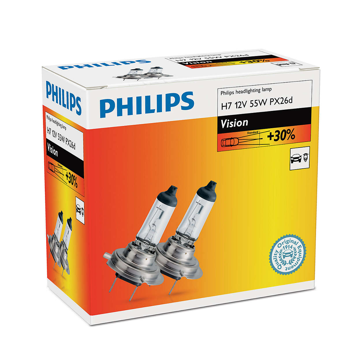 Philips premium 12V H7 55W Box