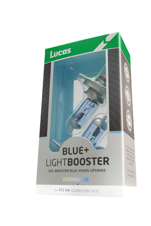 Lucas H7 12V 55W +50% Blue Light Booster Box