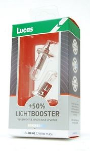 Lucas H1 12V 55W +50% Light Booster Box