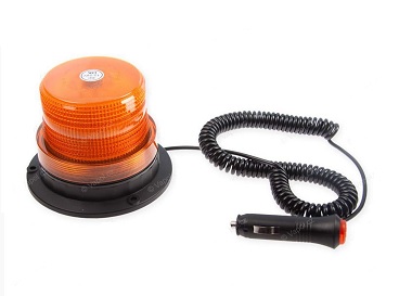 Maják oranžový 12/24V LED s magnetickou podložkou