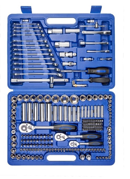 Gola sada 1/2", 3/8", 1/4" + príslušenstvo 219 ks