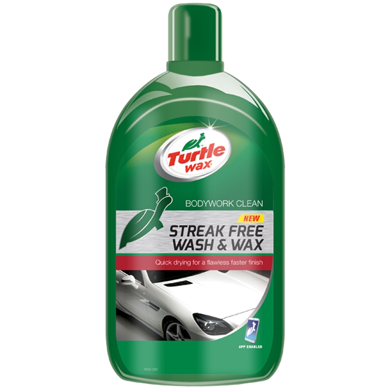 Turtle Wax Green Line Streak Free Wash&Wax šampón s voskom rýchloschnúci 500ml