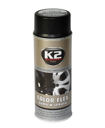 K2 Color flex čierny matný 400 ml 