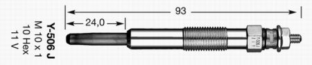 Žhaviaca sviečka NGK D-Power 7 (Y-506J)