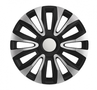 Puklice Avalon "16" carbon silver/black