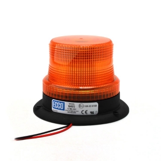 Oranžový výstražný LED maják 12-80V s 3-bodovým úchytom 