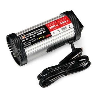 Menič napätia 12V/230V 400W USB