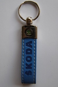Kľúčenka Škoda modrá
