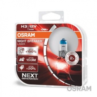 Osram Night Breaker Laser Gen2 H3 55W 12V +150% Box