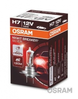 Osram H7 12V 55W Night Breaker Silver +100%