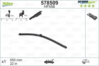 Stieraca lišta Valeo Hydroconnect 550mm