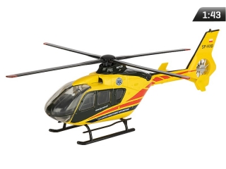Helikoptera LPR EC-135 1:43 žltá