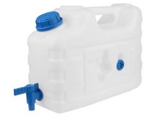 Kanister na vodu 10L s odnímateľným plastovým ventilom