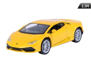 Model Lamborghini Huracán Coupé žlté 1:34