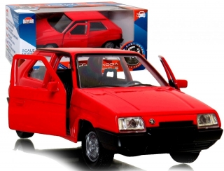 Model Škoda Favorit 1:34 červený