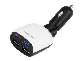 Nabíjačka USB multimeter + volmet + alarm nízkeho napätia