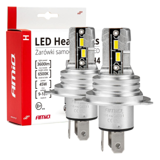 LED žiarovky hlavného svietenia H4 H-mini Series AMiO